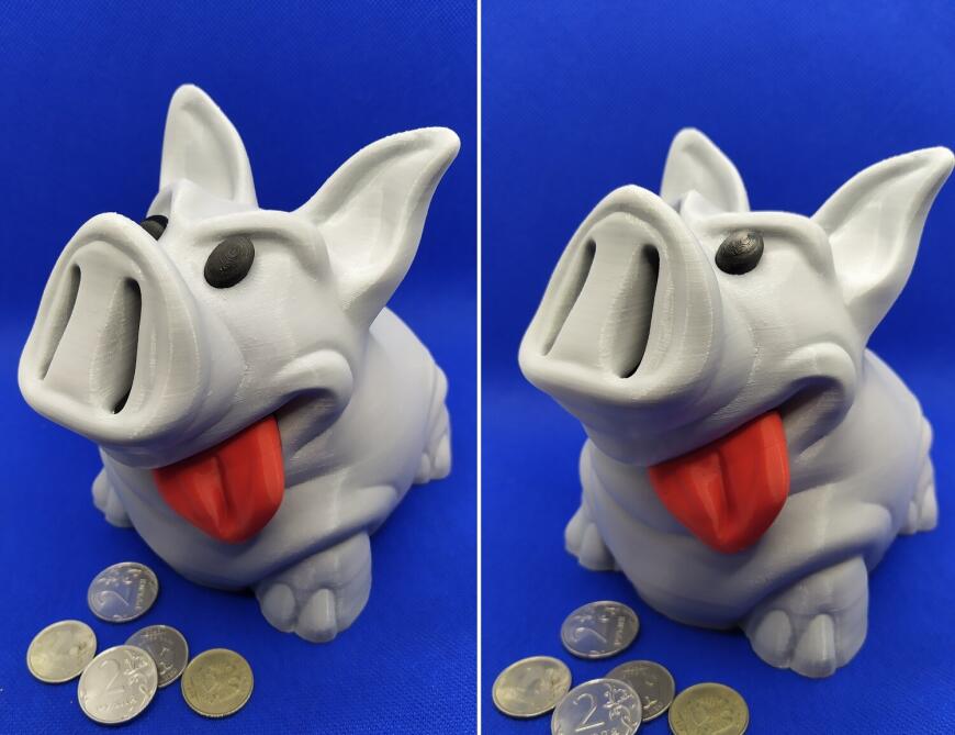 3D-печатная копилка "Злобный свинтус"