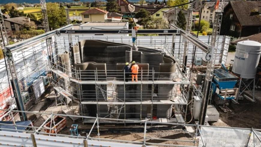 В Швейцарии возвели 3D-печатное здание за восемь дней