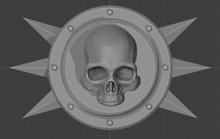 Значок Гвардии Смерти из Warhammer 40000