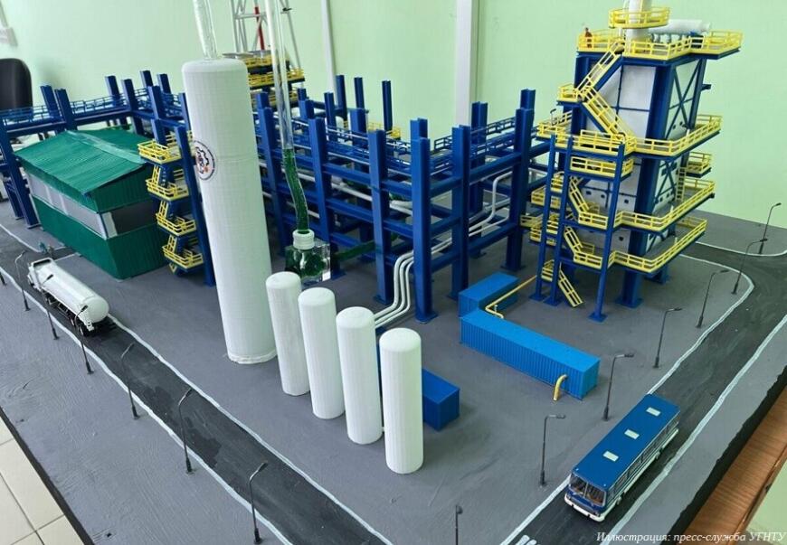 Студенты УГНТУ создали действующую модель завода по производству водорода