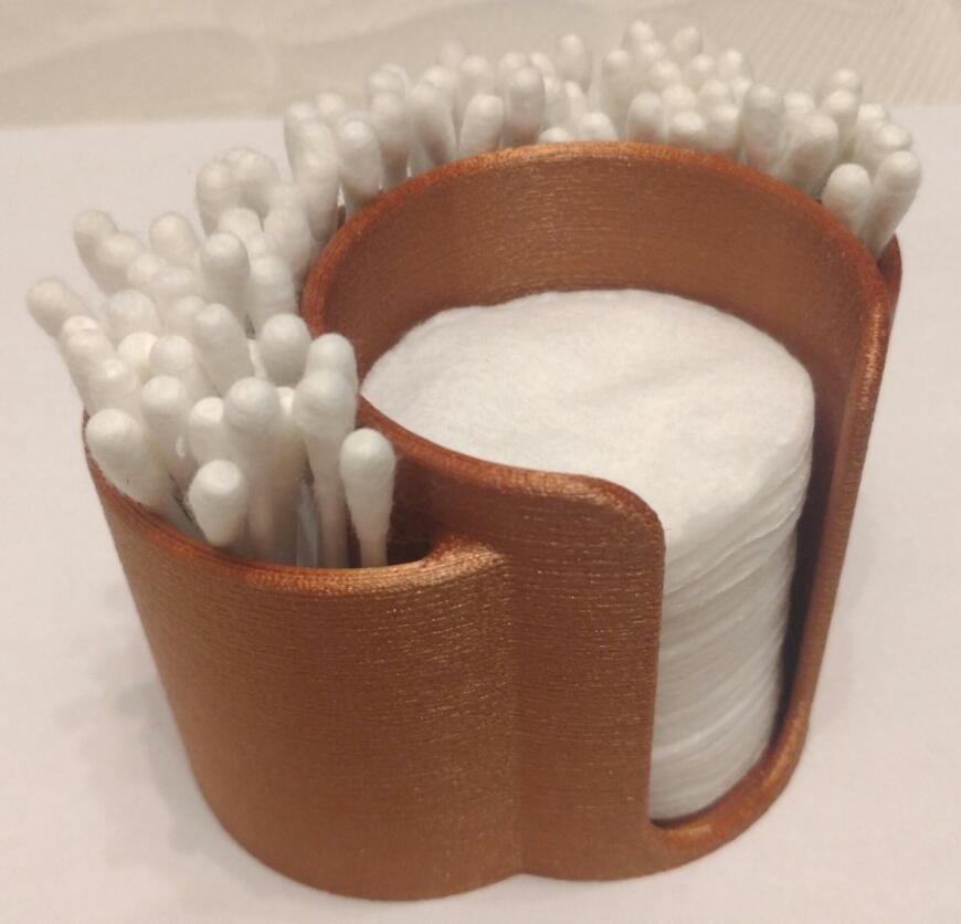 Stand for cotton swabsticks and discs