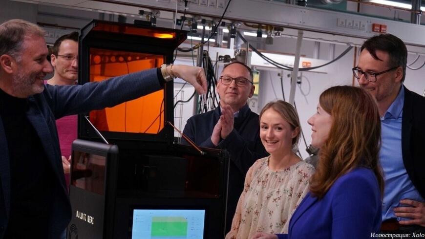 Компания Xolo развивает новую технологию скоростной 3D-печати фотополимерными смолами