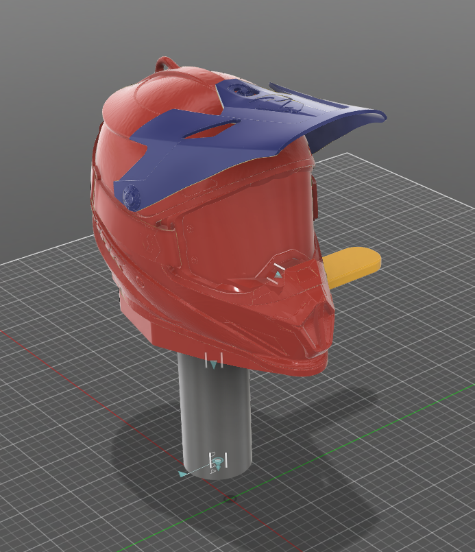 Насадка на фаркоп в виде эндуро-шлема с антивандальной фиксацией