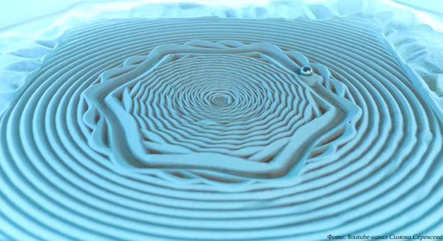 Песочный плоттер Симона Сёренсена