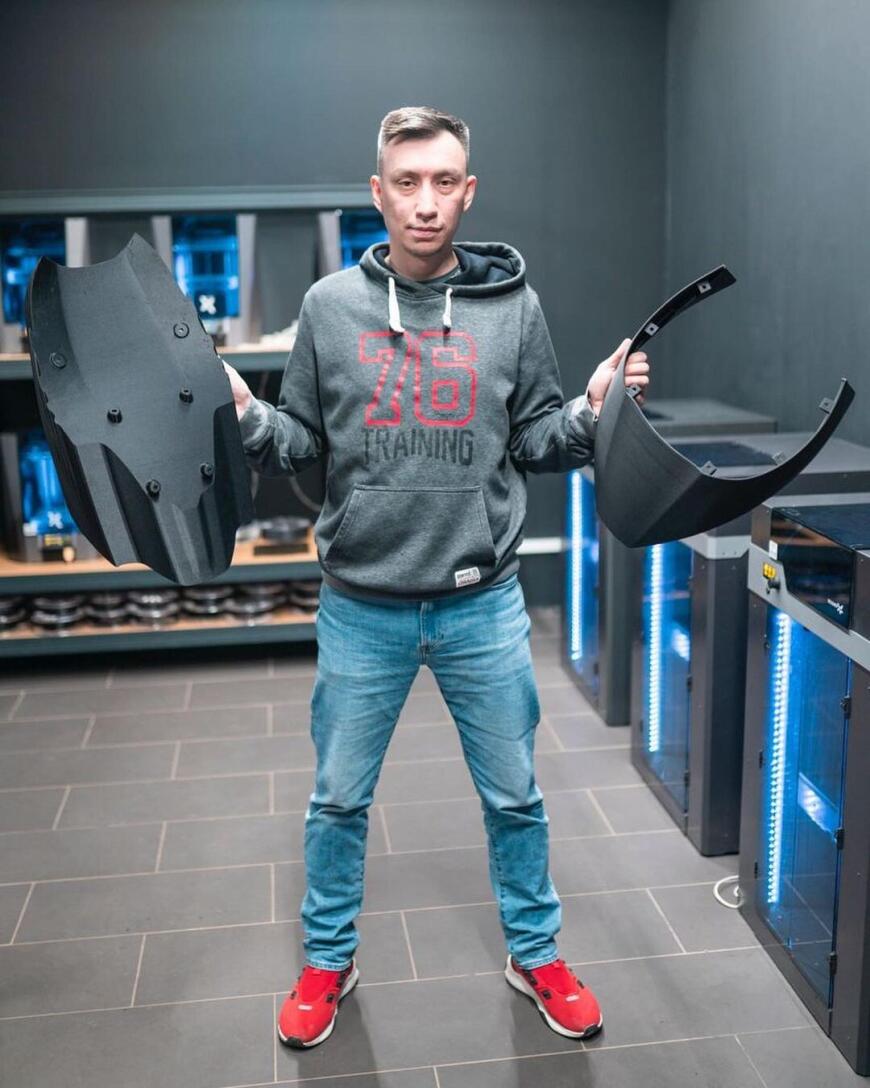 Печать в больших размерах без разделения на части.