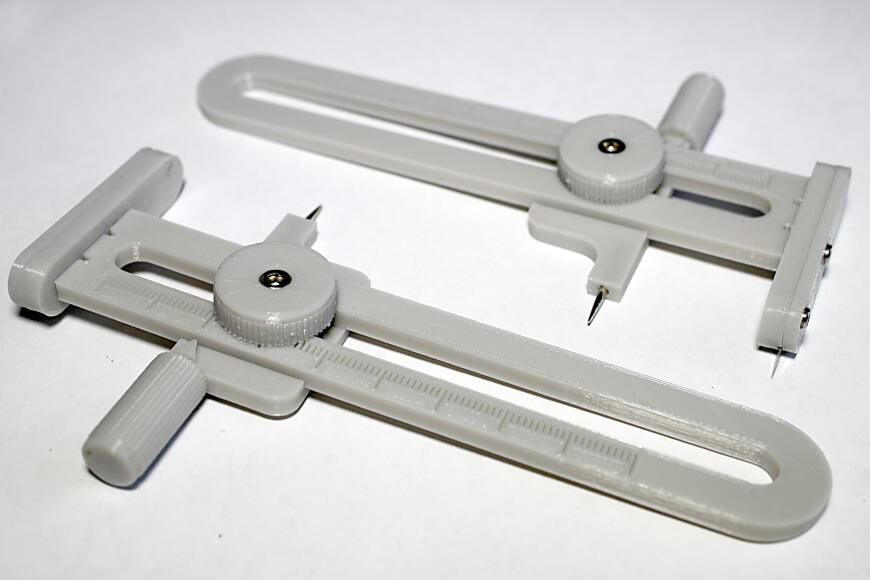Инструмент (циркуль) для резки кругов из бумаги, картона и т.д.