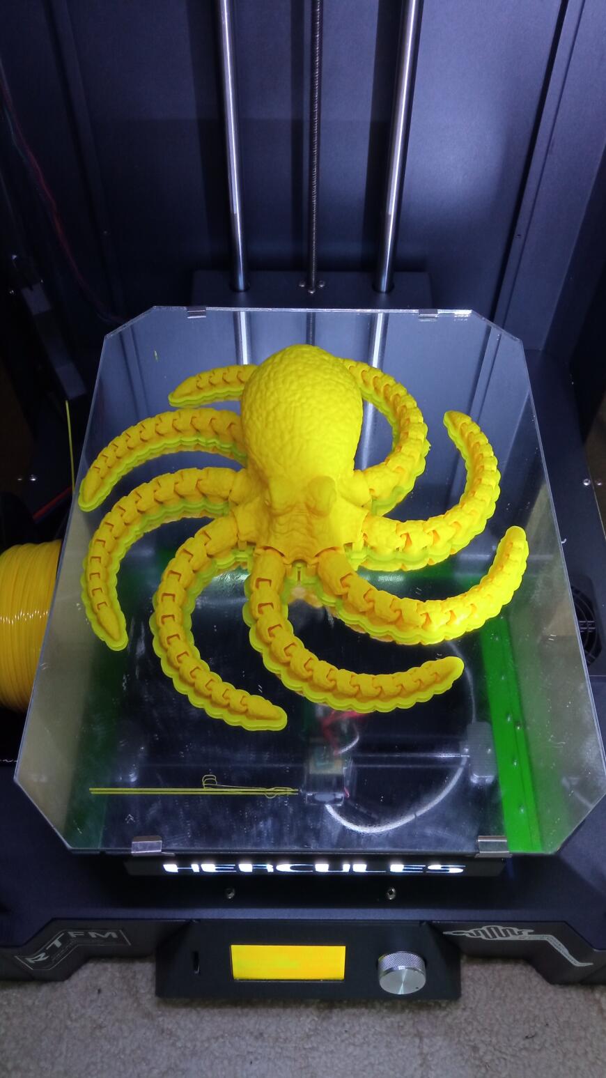 Желтая осьминожка