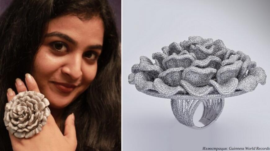 Сверкающий гриб: 3D-печать помогла индийским ювелирам установить новый рекорд Гиннесса