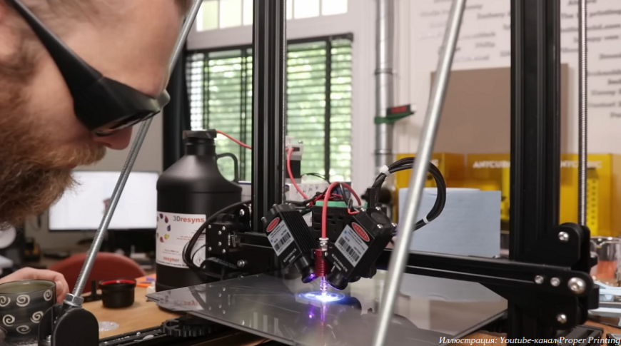 Лазерный фотополимерный дрыгостол, или Как заляпать все на свете