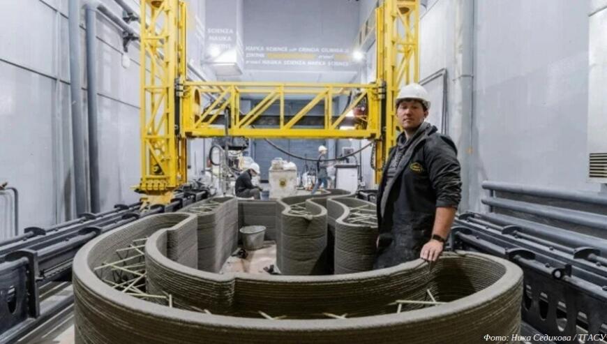 ТГАСУ завершает работы по возведению 3D-печатной остановки