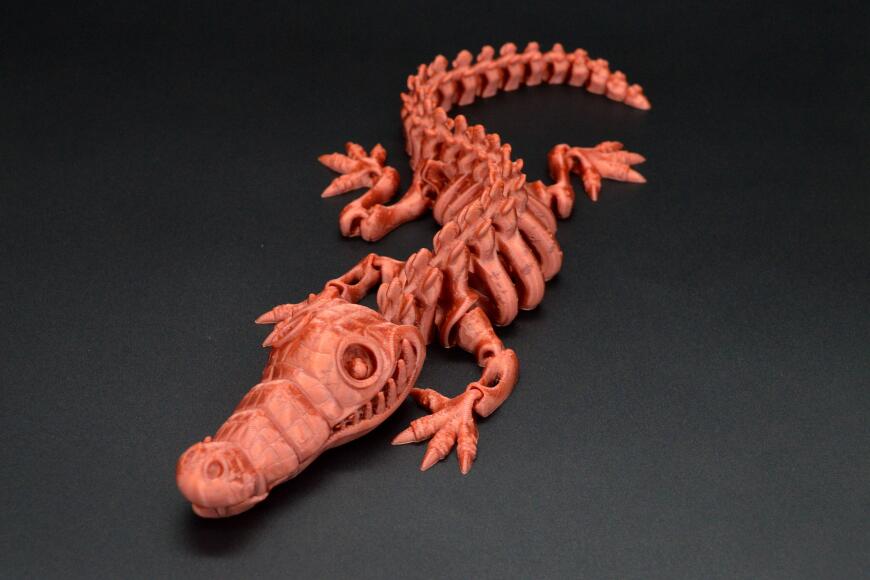 Крокодил-скелет Pet-G шелк