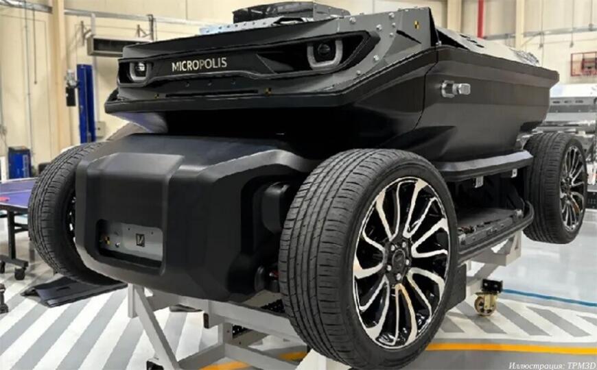 SLS 3D-печать помогла изготовить беспилотные полицейские автомобили