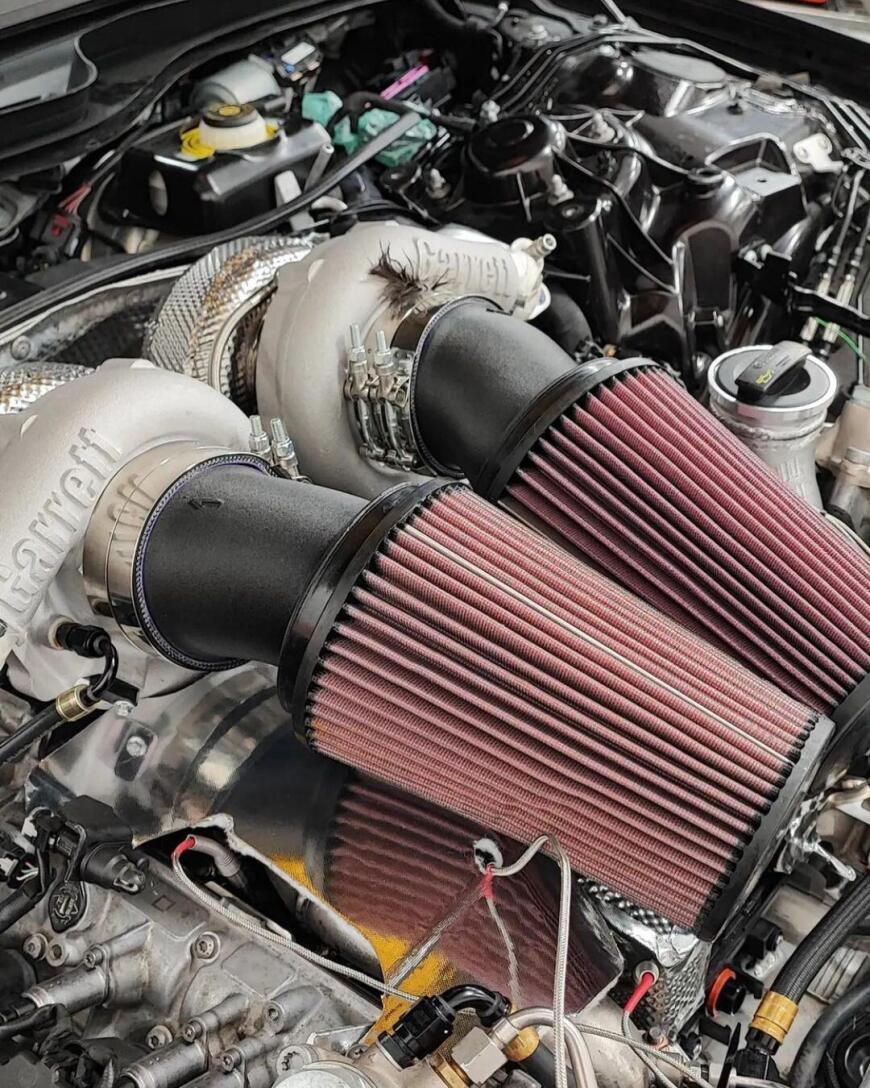 Напечатали на 3D-принтере переходные патрубки от холодной части турбин на фильтры нулевого сопротивления для проекта Audi RS6. BOX3D