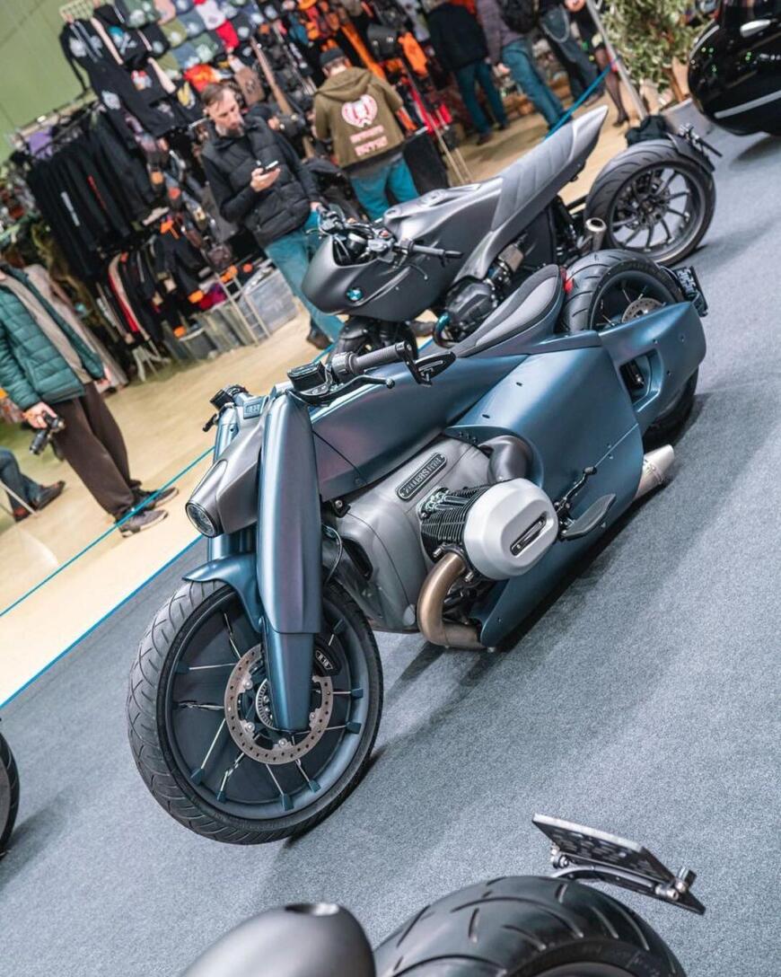 Напечатанный на 3D-принтере обвес серийного-кастома на базе BMW R18