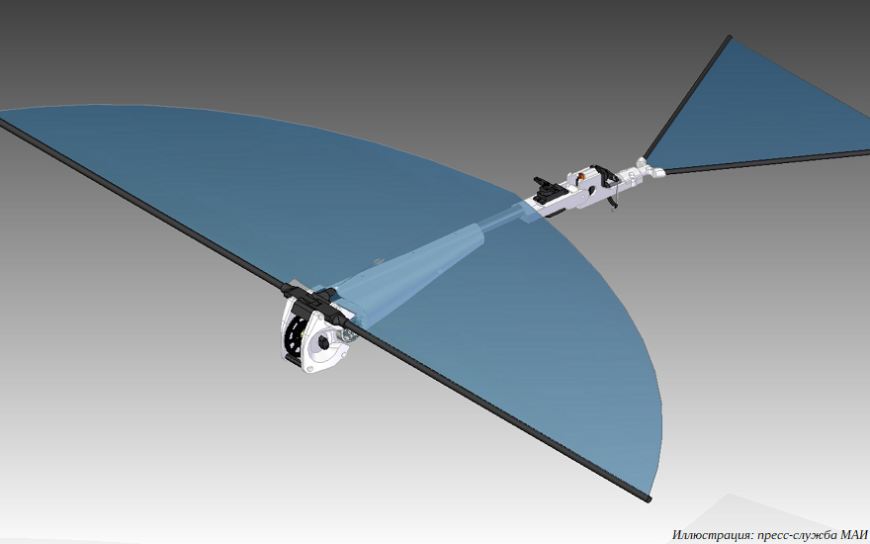 Студент МАИ разрабатывает 3D-печатный орнитоптер