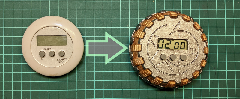 Модернизация кухонного таймера в стиле стимпанк