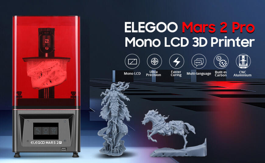 Фотополимерный 3D принтер Elegoo Mars 2 Pro (Mono)