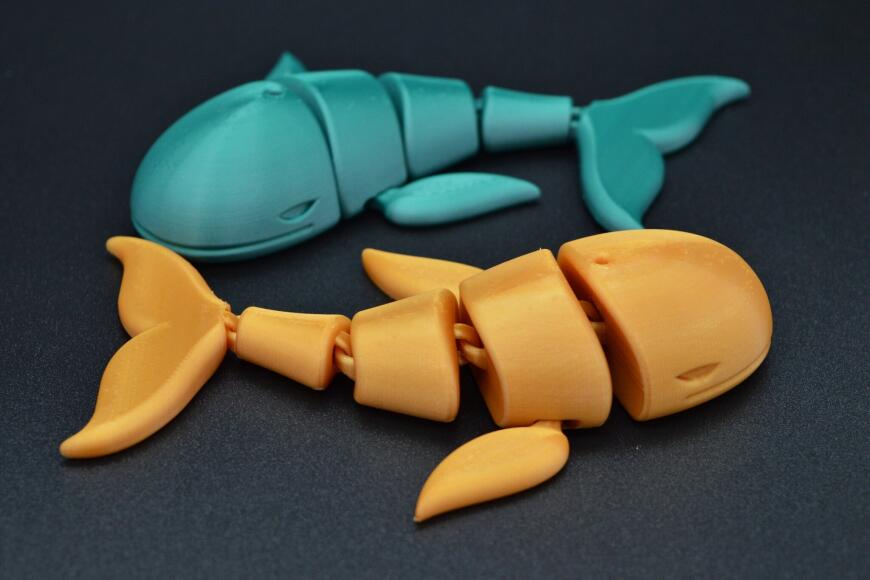 Сегментная игрушка кит