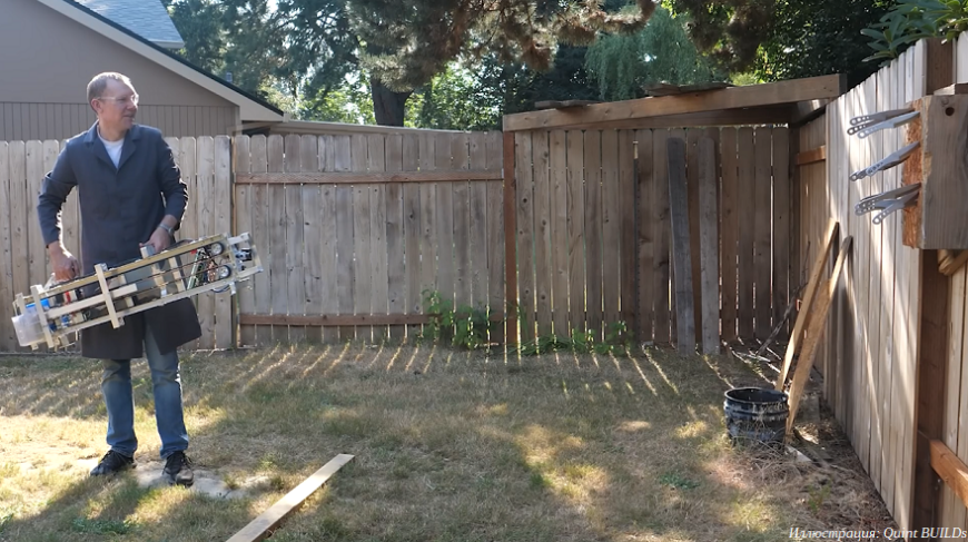 Американские самодельщики сконструировали переносной ножемет