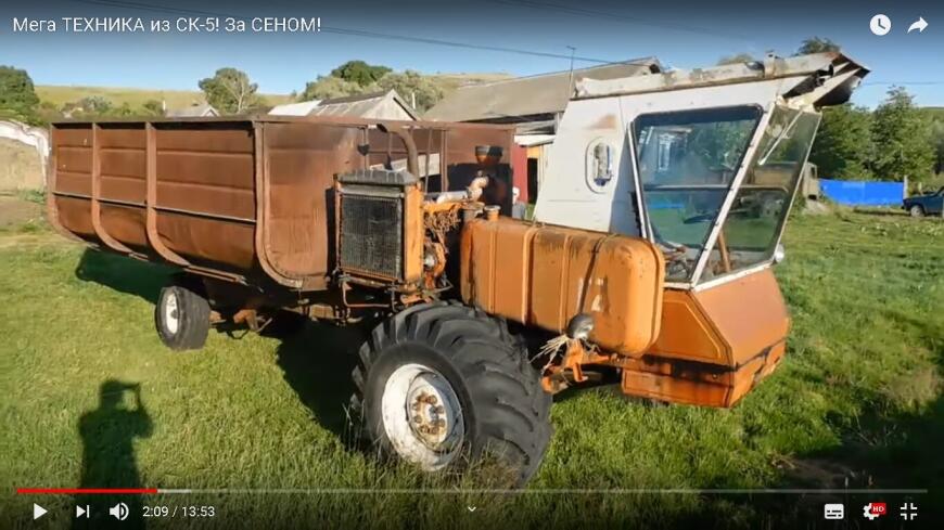 Моделька в 1:43 самоделки из комбайна СК-5 Нива