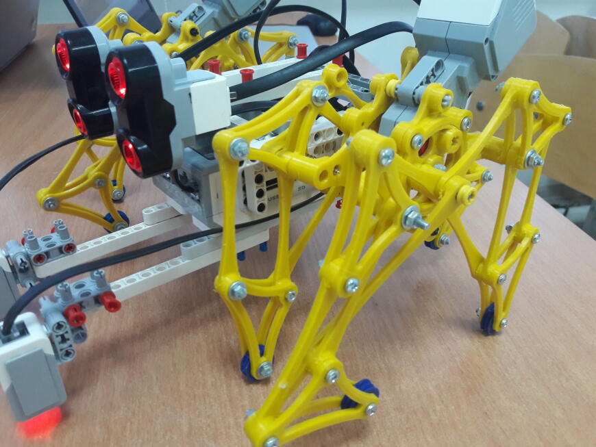 Шагоход!  3D Печать + Lego EV3