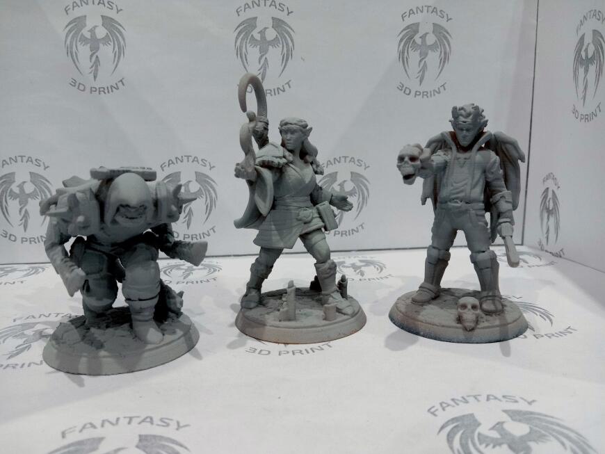 Троица персонажей для ДнД