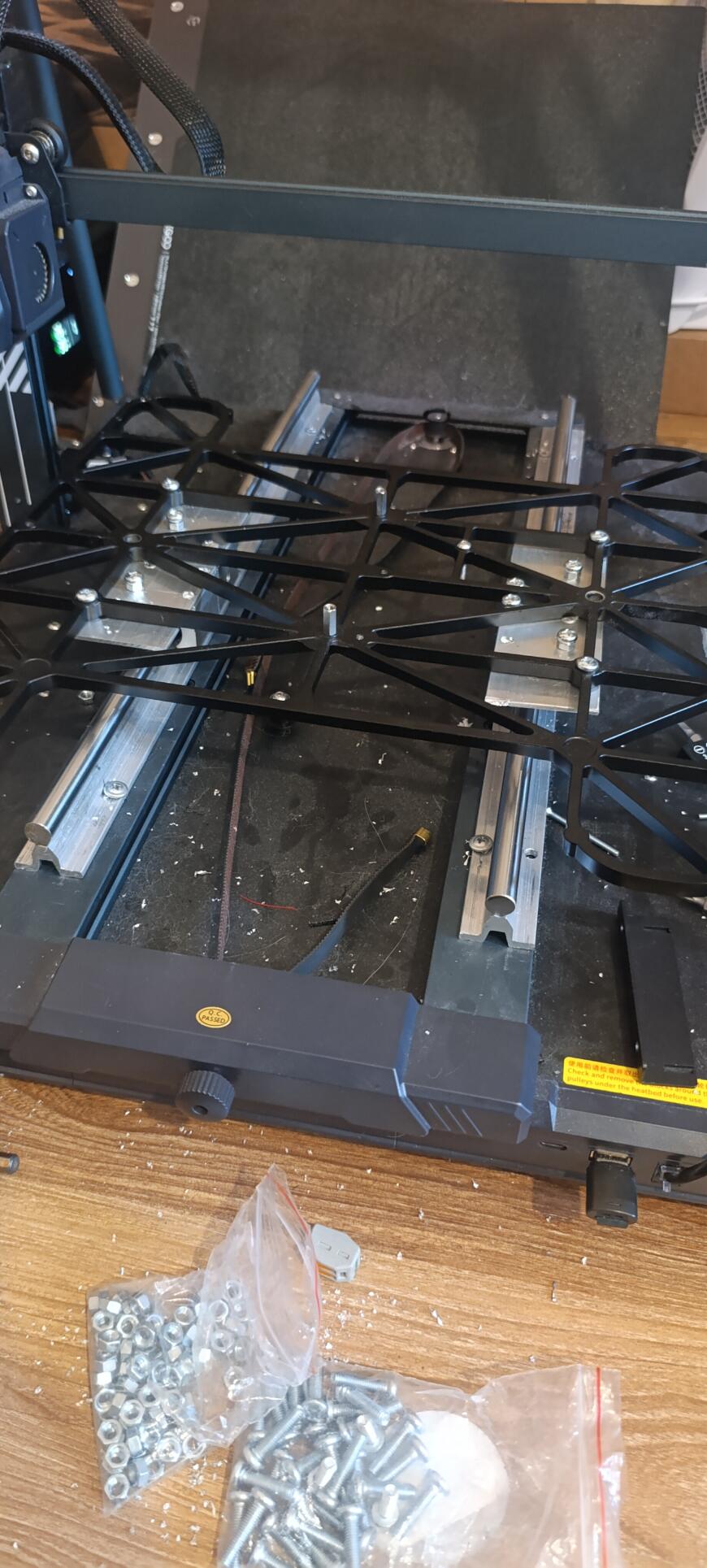 Рельсы вместо роликов Elegoo Neptune 4Max