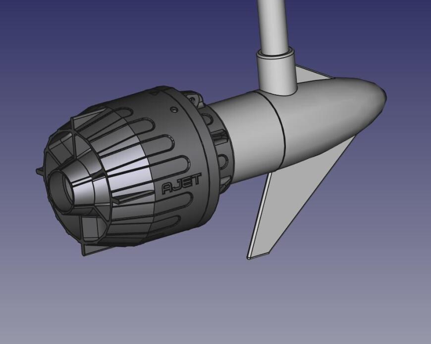 Водомётная насадка "AJET" для лодочного подвесного электромотора