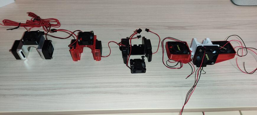 Обдувы хотендов или кто легче по весу