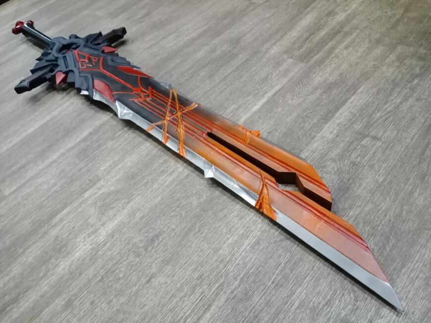 Клинок "Волчья Погибель" из игры Геншин Импакт