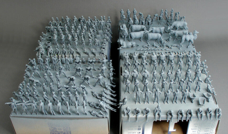 Средний заказ на печать миниатюры :)