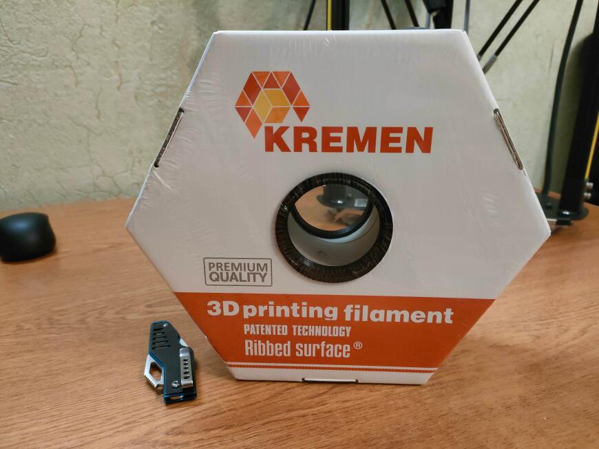 Филамент KREMEN, PETG черный