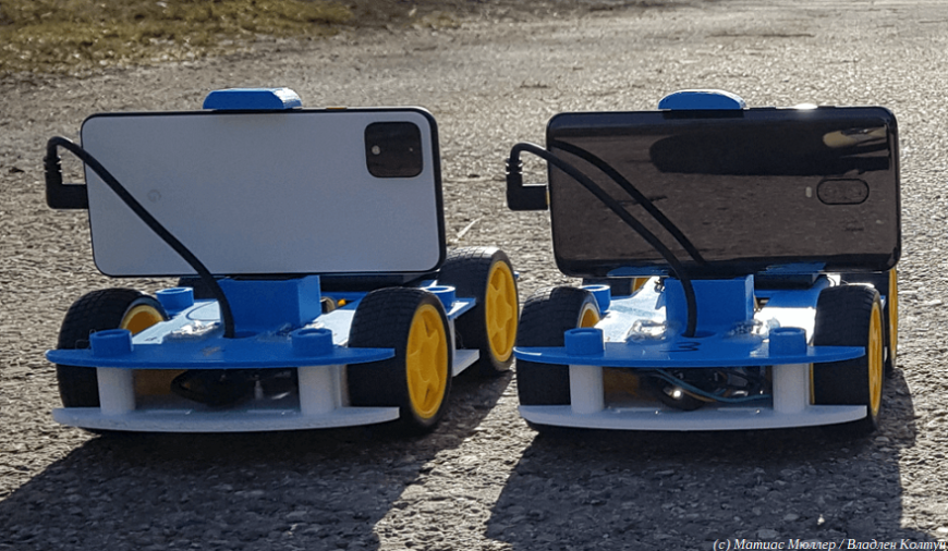 OpenBot: самодельный 3D-печатный колесный робот на базе смартфона с Android