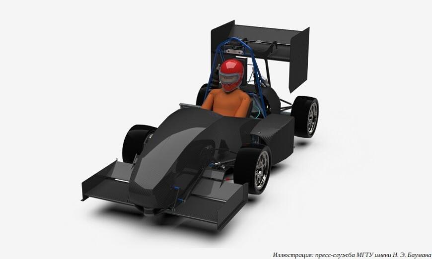 Беспилотный гоночный болид Бауманки оснастят 3D-печатными деталями