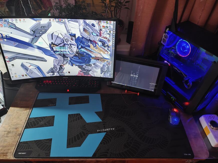 Крепление планшета за монитором