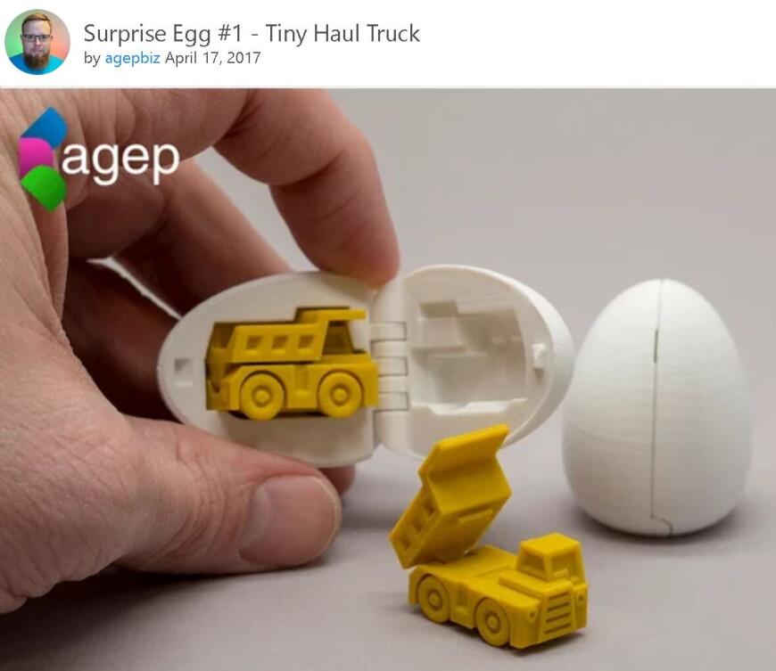 Машина и другая техника с подвижными элементами за одну печать