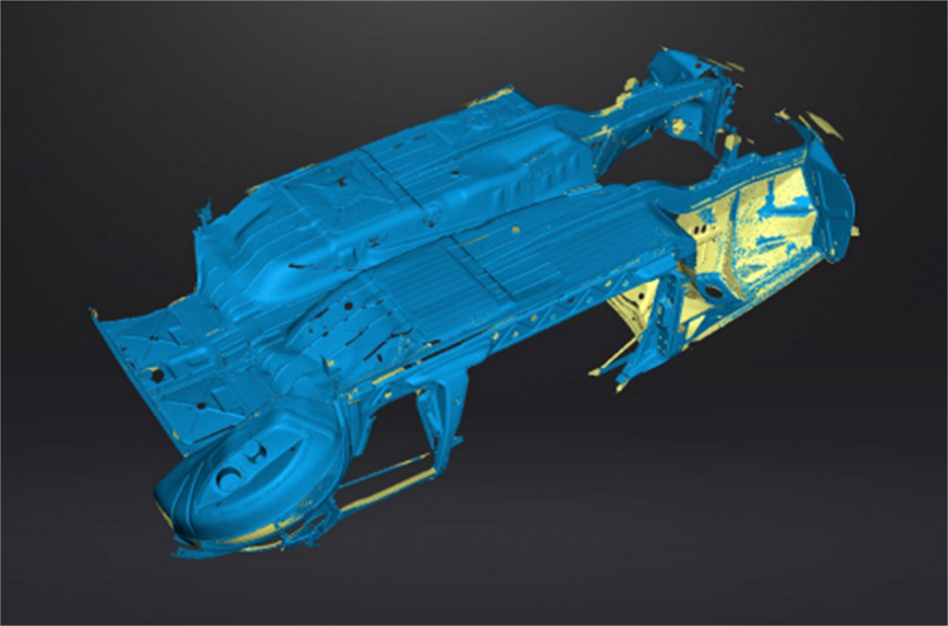 3D-сканер EinScan Pro 2X в автомобильной реставрации