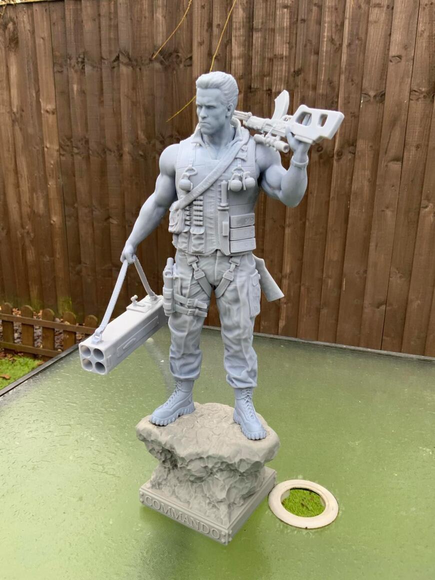 Arnold Schwarzenegger на Elegoo Saturn Mono X