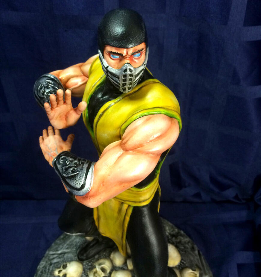 Scorpion 1995 mortal kombat for 3d print STL