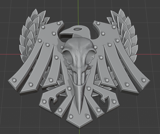 Значок Гвардии Ворона из Warhammer 40000