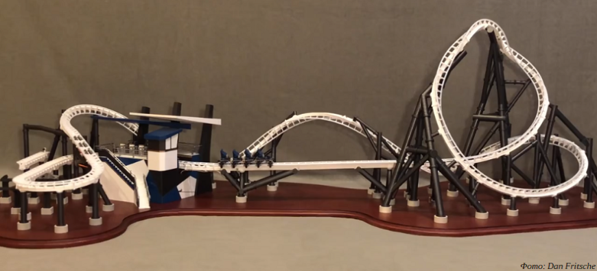 Когда на руках много времени и 3D-принтер: модель американских горок за авторством Дэна Фритше