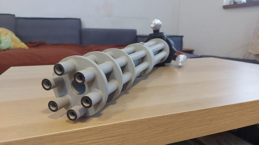 M 134 Minigun, масштаб 1/1