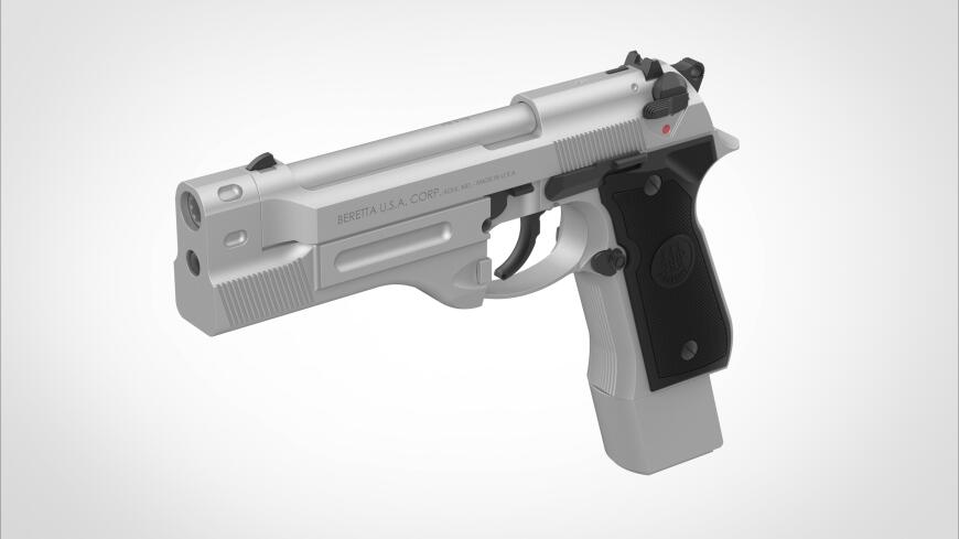 Модифицированный пистолет Beretta 92FS из кинофильма Другой Мир: Пробуждение