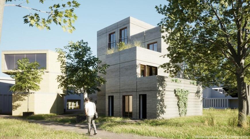 CyBe возведет четырехэтажное 3D-печатное здание