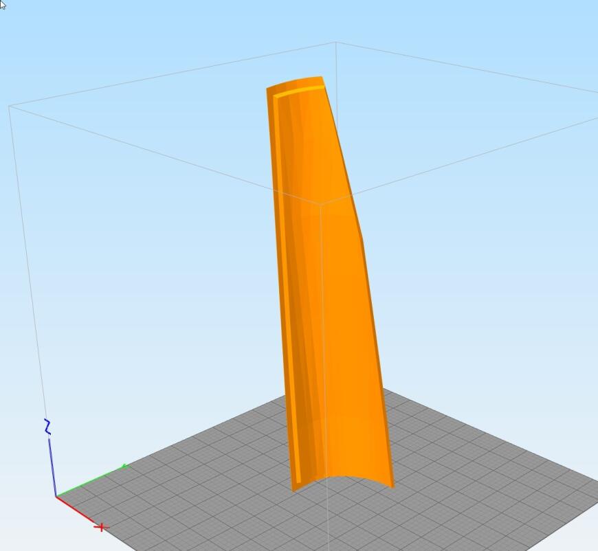 Створка основной стойки шасси СУ-27.  Масштаб 1:6.