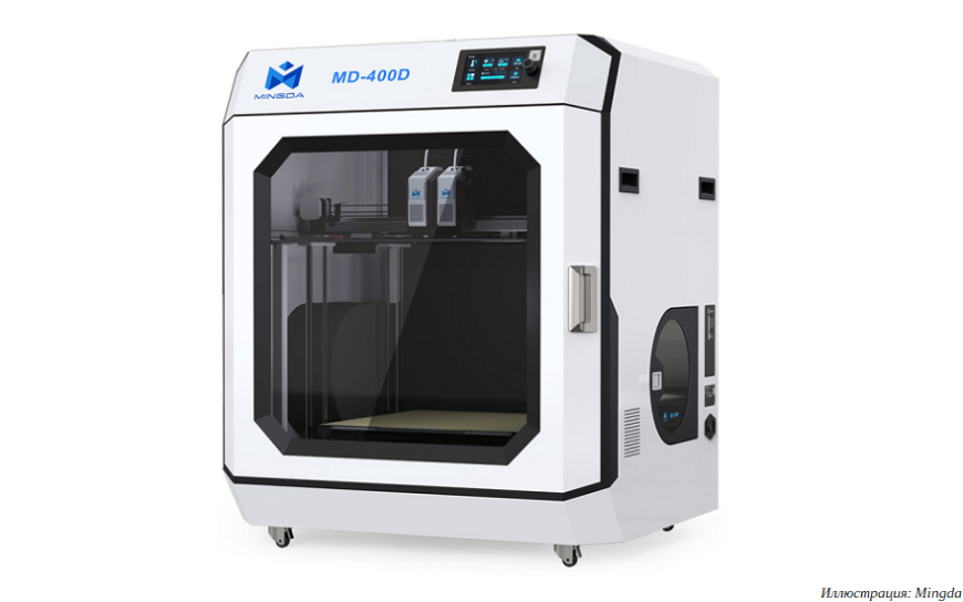 Китайская компания Mingda предлагает FDM 3D-принтеры MD-400D