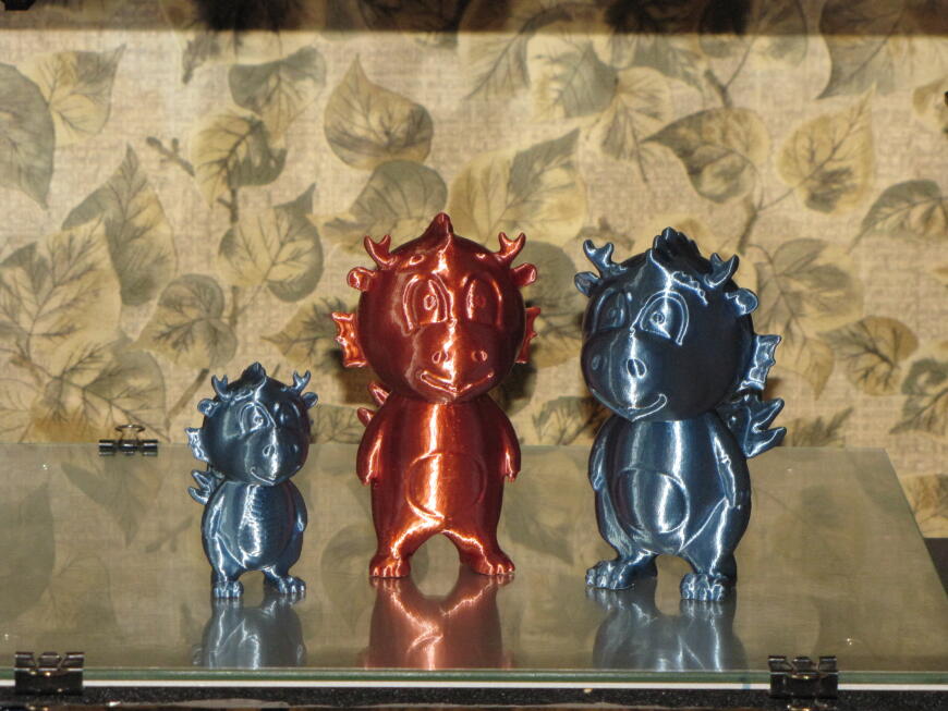 Дракончик и его семья, из серии " И снова мы печатаем"