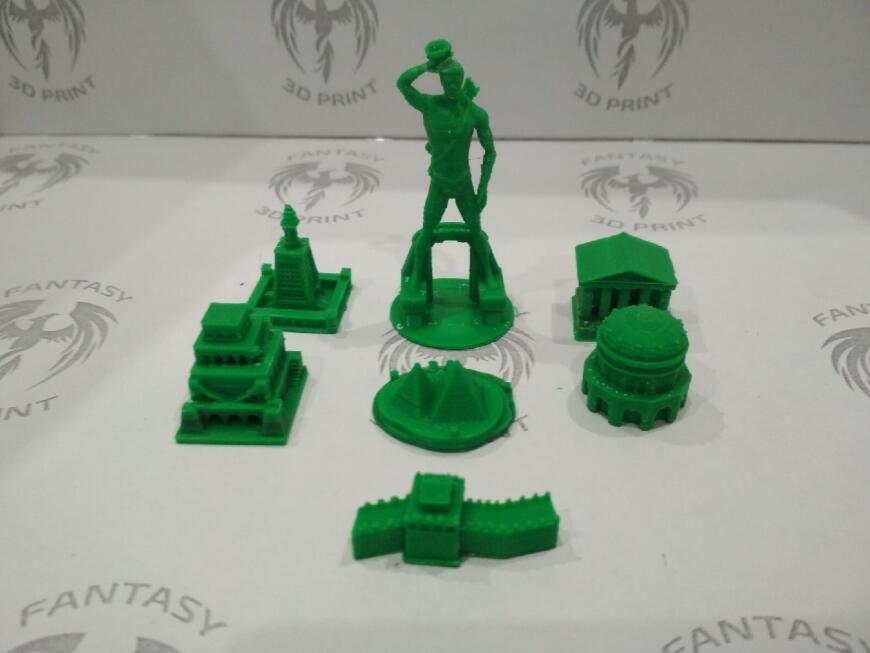 Фишки для настольной игры 7 чудес