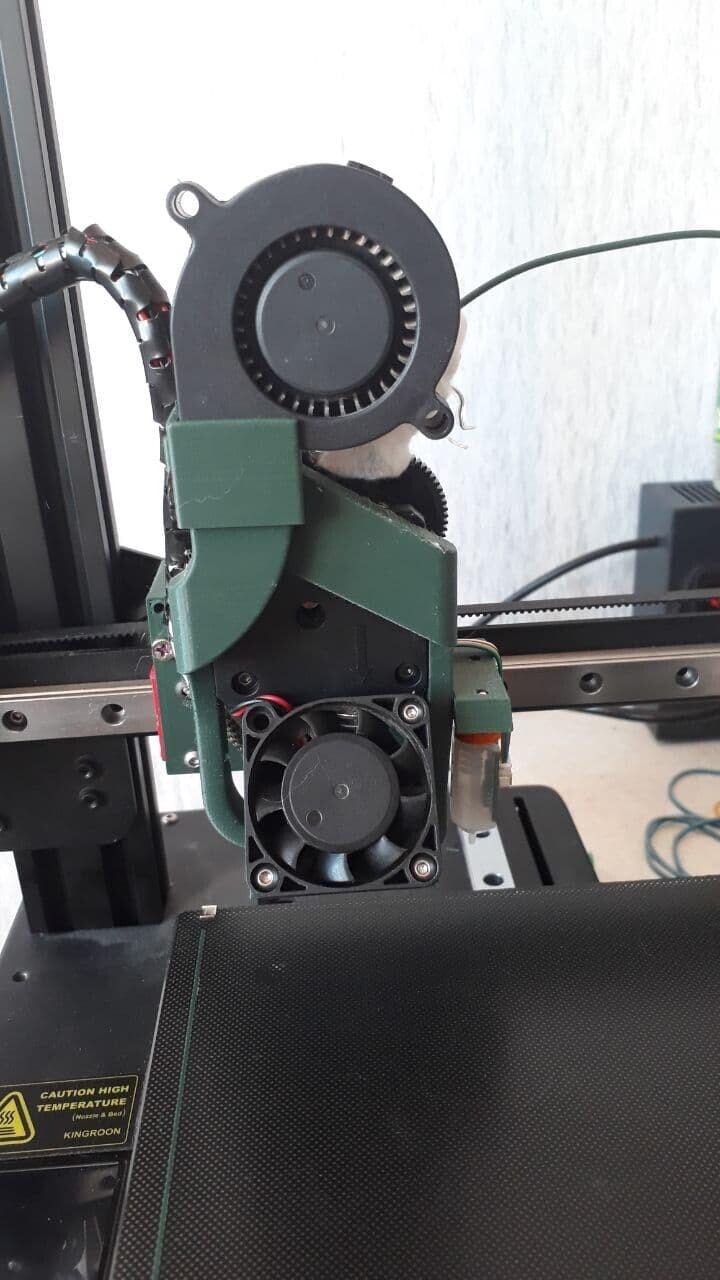 Прокачка Kingroon KP3S с Titan+блинчик+TMC2209+3D-touch