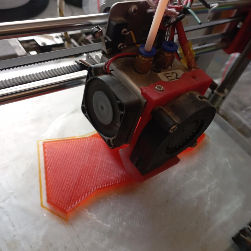 Наклейка на кроссовый КТМ из 3D филамента PETG